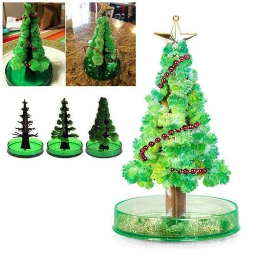 Magic Growing Crystal Christmas Tree, Kids DIY Felt Magic Growing tree