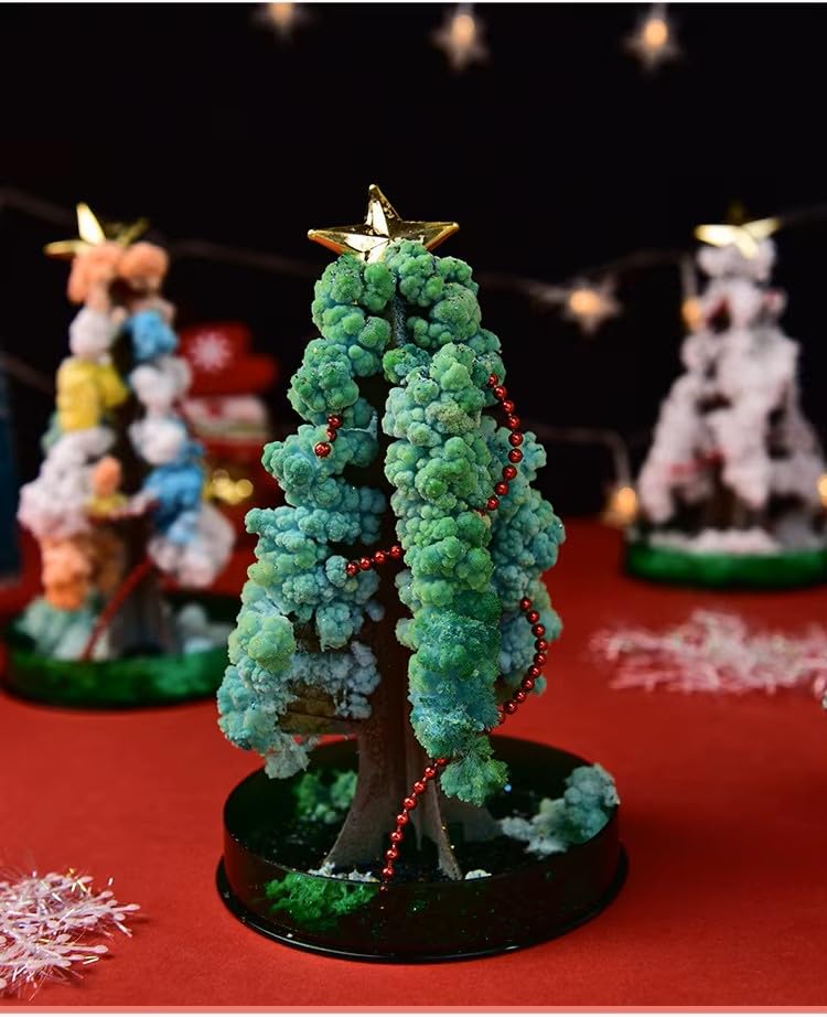 Magic Growing Crystal Christmas Tree, Kids DIY Felt Magic Growing tree