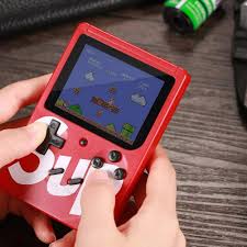 GRAPHENE SUP Handheld Retro Game Console – 400 Classic Games, Color LCD, USB Rechargeable, Portable